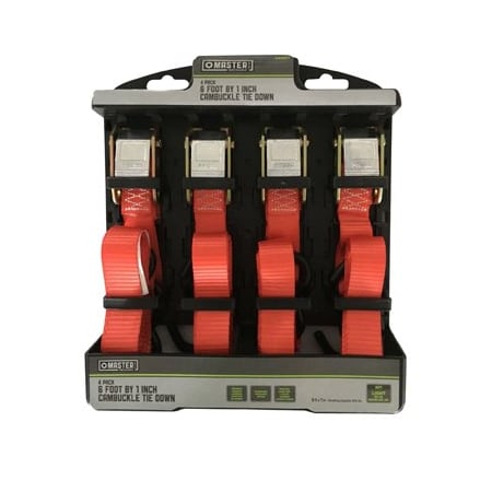 Max Ltd MM 4PK 1x6' Tie Down MM27